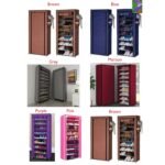 10 Layers Free Standing Shoe Rack Organizer With Cover