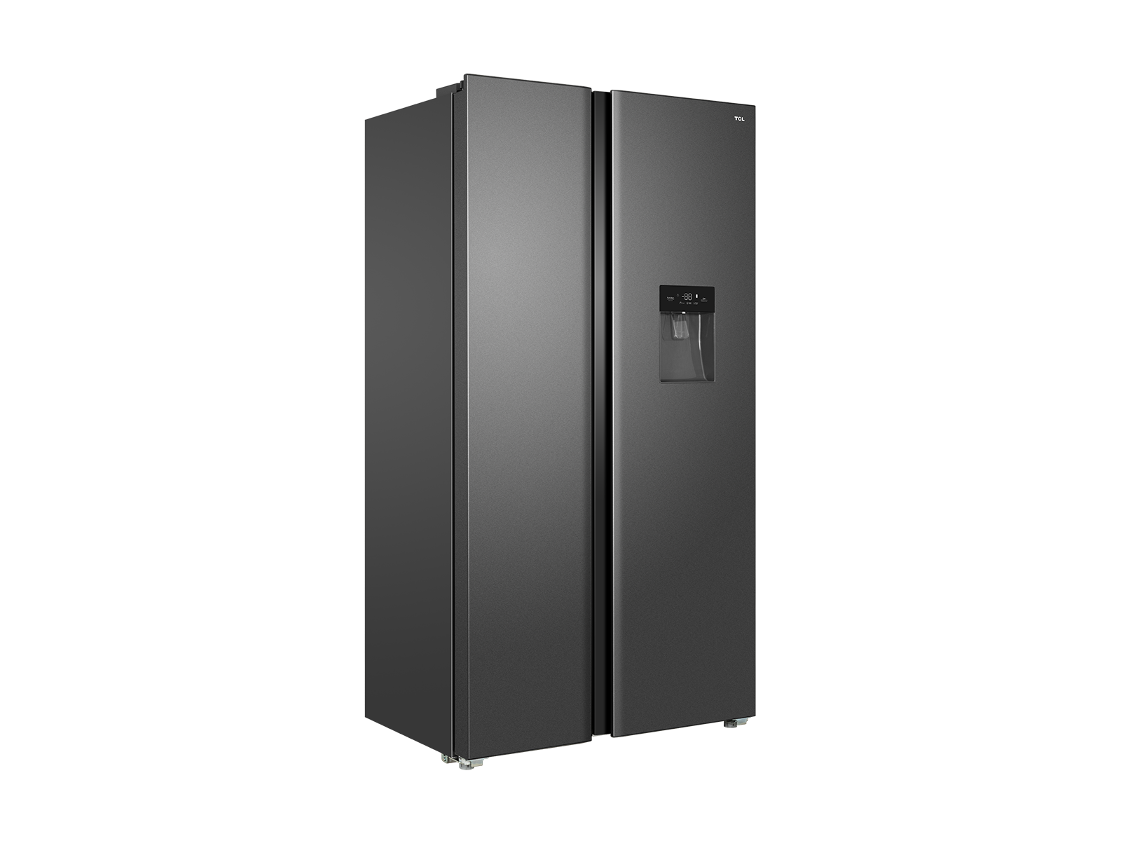 RP503SSF0_FRONTRIGHT.png Synix Side-by-Side Refrigerator 460L - Spacious Chilled Water Dispenser - Image 1